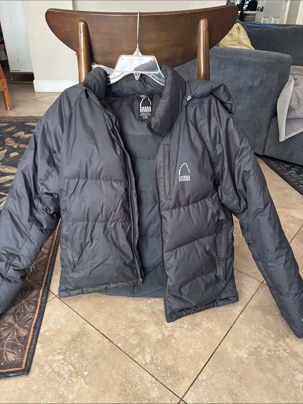 Sierra Designs Men’s Black Puffer Jacket